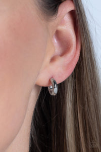 Catwalk Curls - Silver Earrings