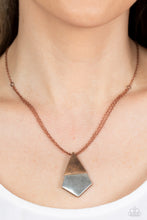 Load image into Gallery viewer, Posh Pyramid - Copper Necklace