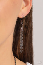 Load image into Gallery viewer, Tassel Tune - Black Gunmetal Necklace