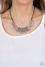 Load image into Gallery viewer, Shimmering Song - Black Gunmetal Necklace