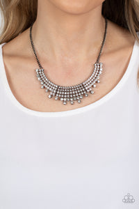 Shimmering Song - Black Gunmetal Necklace