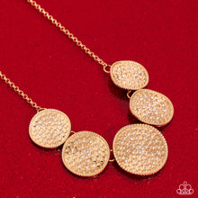 Load image into Gallery viewer, Medaled Mosaic - Gold Necklace