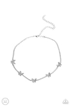 Load image into Gallery viewer, Fluttering Fanatic - White Choker Necklace