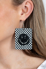 Load image into Gallery viewer, Cheeky Checkerboard - Black Earrings