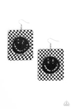 Load image into Gallery viewer, Cheeky Checkerboard - Black Earrings