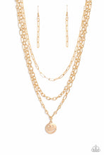 Load image into Gallery viewer, Winking Wanderer - Gold Necklace
