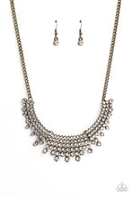 Load image into Gallery viewer, Shimmering Song - Brass Necklace