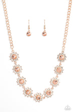 Load image into Gallery viewer, Blooming Brilliance - Rose Gold Necklace