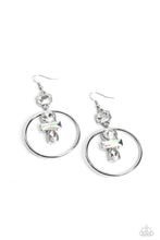 Load image into Gallery viewer, Geometric Glam - White Earrings