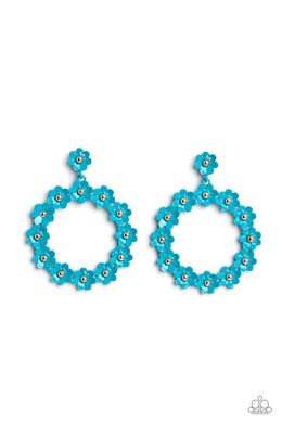 Daisy Meadows - Blue Post Earrings