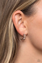 Load image into Gallery viewer, Bubbling Beauty - Rose Gold Hoop Earrings