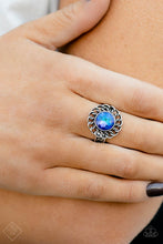 Load image into Gallery viewer, Round Table Runway - Blue Ring