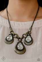 Load image into Gallery viewer, Built Beacon - Brass Necklace