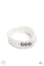 Load image into Gallery viewer, Showy Soprano - White Set of Bracelets