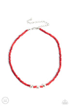 Load image into Gallery viewer, I Can SEED Clearly Now - Red Choker Necklace