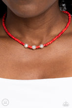 Load image into Gallery viewer, I Can SEED Clearly Now - Red Choker Necklace