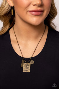 Sunshine Sight - Brass Necklace