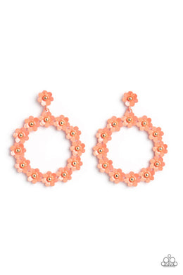 Daisy Meadows - Orange Post Earrings