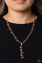 Load image into Gallery viewer, Chiseled Catwalk - Copper Necklace