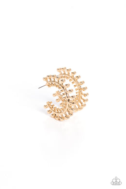 The Way You Make Me WHEEL - Gold Hoop Earrings