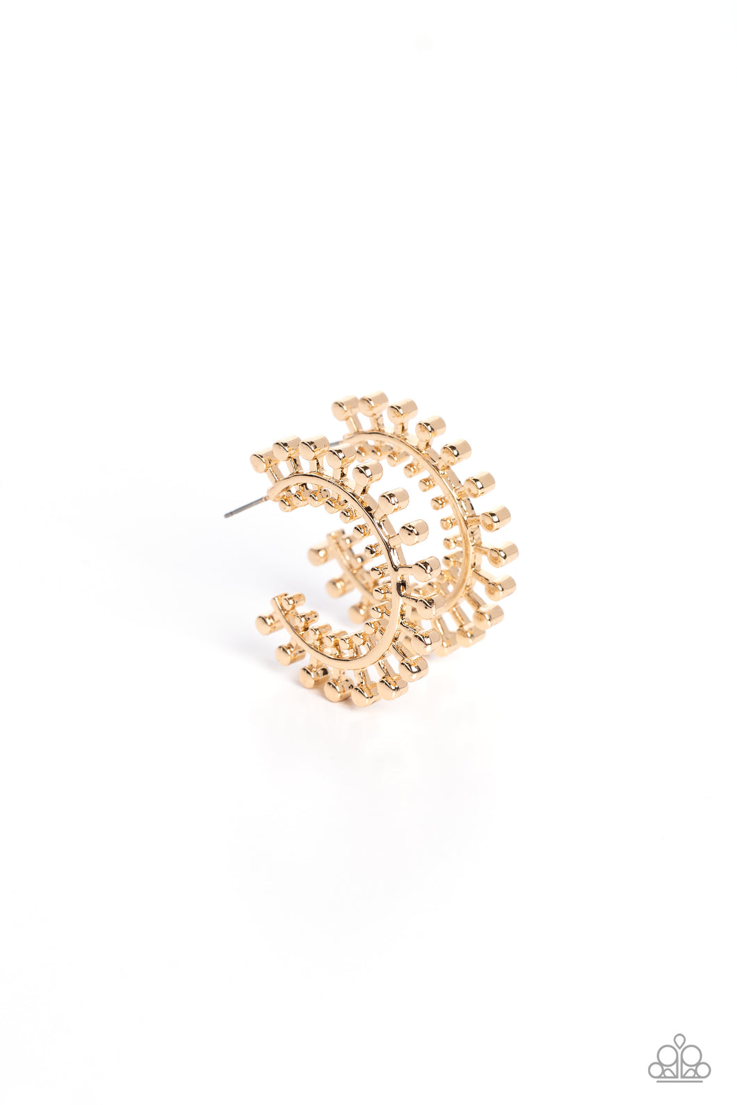 The Way You Make Me WHEEL - Gold Hoop Earrings
