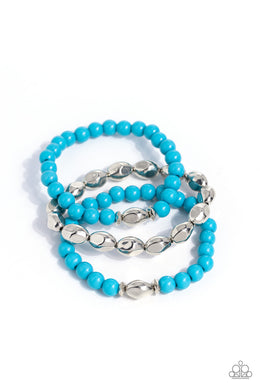 The Candy Man Can - Blue Bracelets