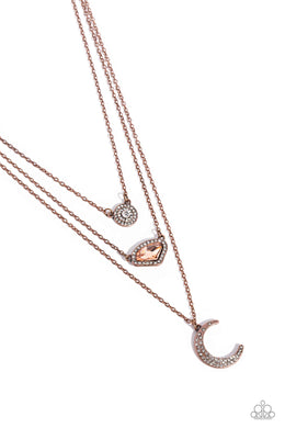 Lunar Lineup - Copper Necklace
