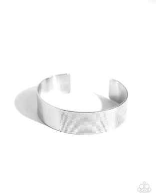 Linear Layers - Silver Bracelet
