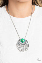 Load image into Gallery viewer, Lush Lattice - Green Necklace