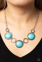Load image into Gallery viewer, Saharan Scope - Blue Necklace
