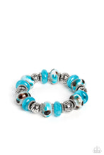 Load image into Gallery viewer, Warped Wayfarer - Blue Bracelet