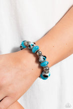 Load image into Gallery viewer, Warped Wayfarer - Blue Bracelet