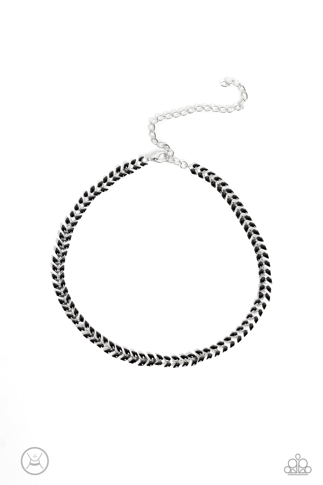Grecian Grace - Black Choker Necklace