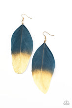 Load image into Gallery viewer, Fleek Feathers - Blue Earrings