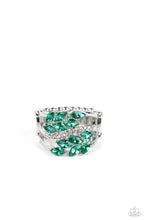 Load image into Gallery viewer, Luminously Leafy - Green Ring