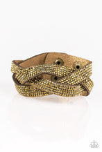 Load image into Gallery viewer, Nice Girls Finish Last - Brass Bracelet