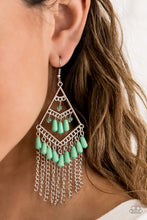 Load image into Gallery viewer, Trending Transcendence - Green Earrings