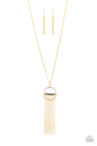 Terra Tassel - Gold Necklace