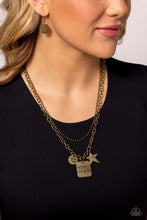 Load image into Gallery viewer, Masterpiece in Progress - Brass Necklace