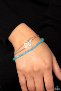 A LOTUS Like This - Blue Bracelet