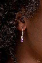 Load image into Gallery viewer, Lustrous Laurels - Purple Necklace
