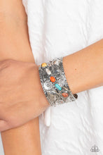 Load image into Gallery viewer, Still FLORAL Stones - Multicolor Cuff Bracelet