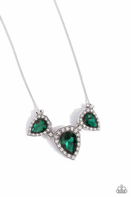 Majestic Met Ball - Green Necklace