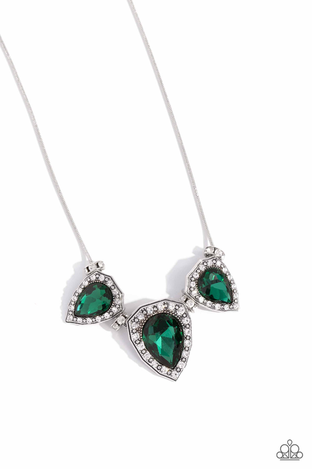 Majestic Met Ball - Green Necklace