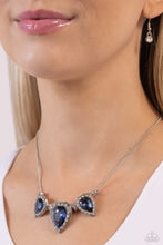 Load image into Gallery viewer, Majestic Met Ball - Blue Necklace
