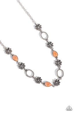 Casablanca Chic - Orange Necklace