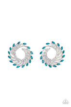 Load image into Gallery viewer, Firework Fanfare - Blue Post Earrings