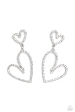 Load image into Gallery viewer, Doting Duo - White Post Earrings