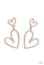 Load image into Gallery viewer, Doting Duo - Copper Post Earrings