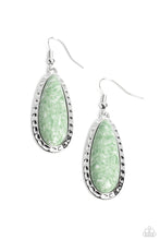 Load image into Gallery viewer, TEARDROP-Dead Dynasty - Green Earrings
